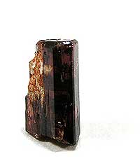 Painite, Ohngaing, Mogok, Myanmar (Burma), 2 x 3 x 7 mm; Rob Lavinsky photo